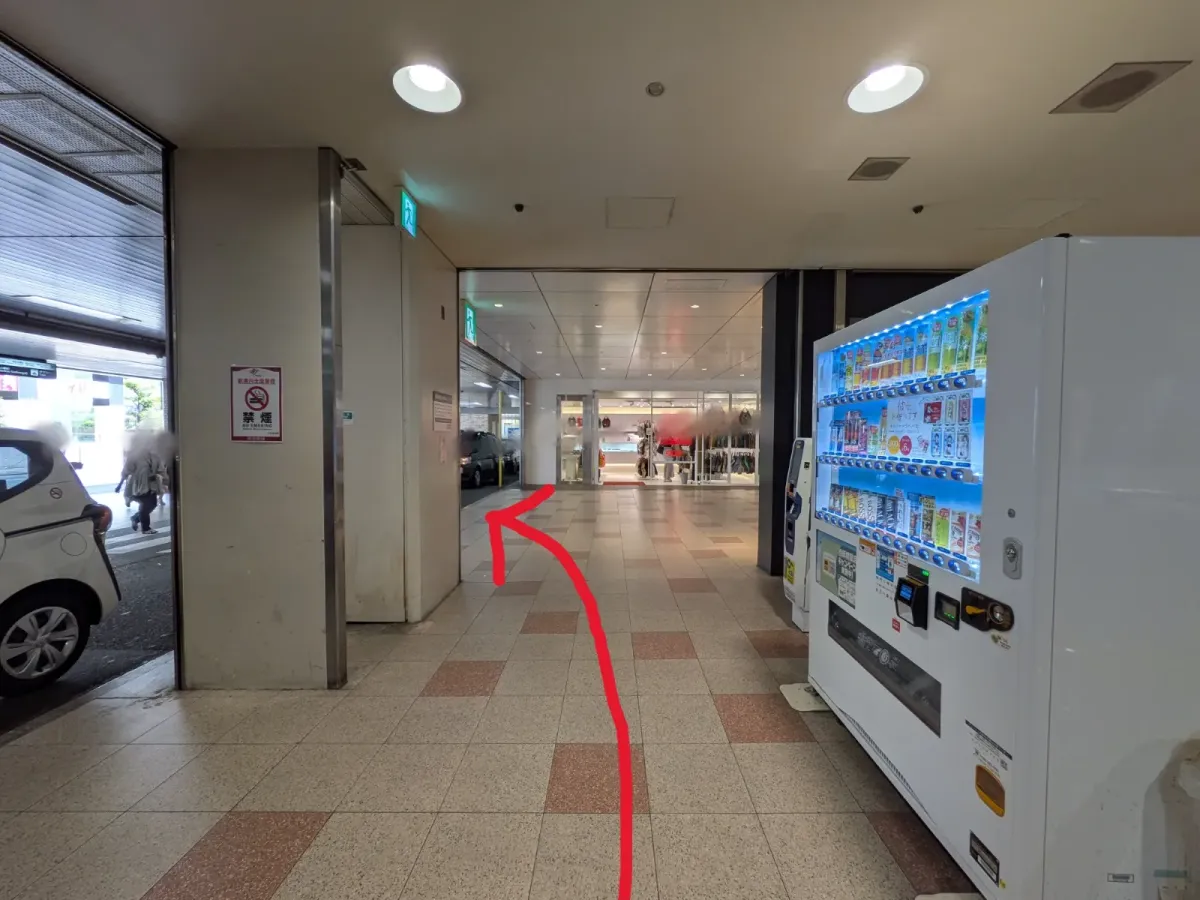 行き方を説明する画像