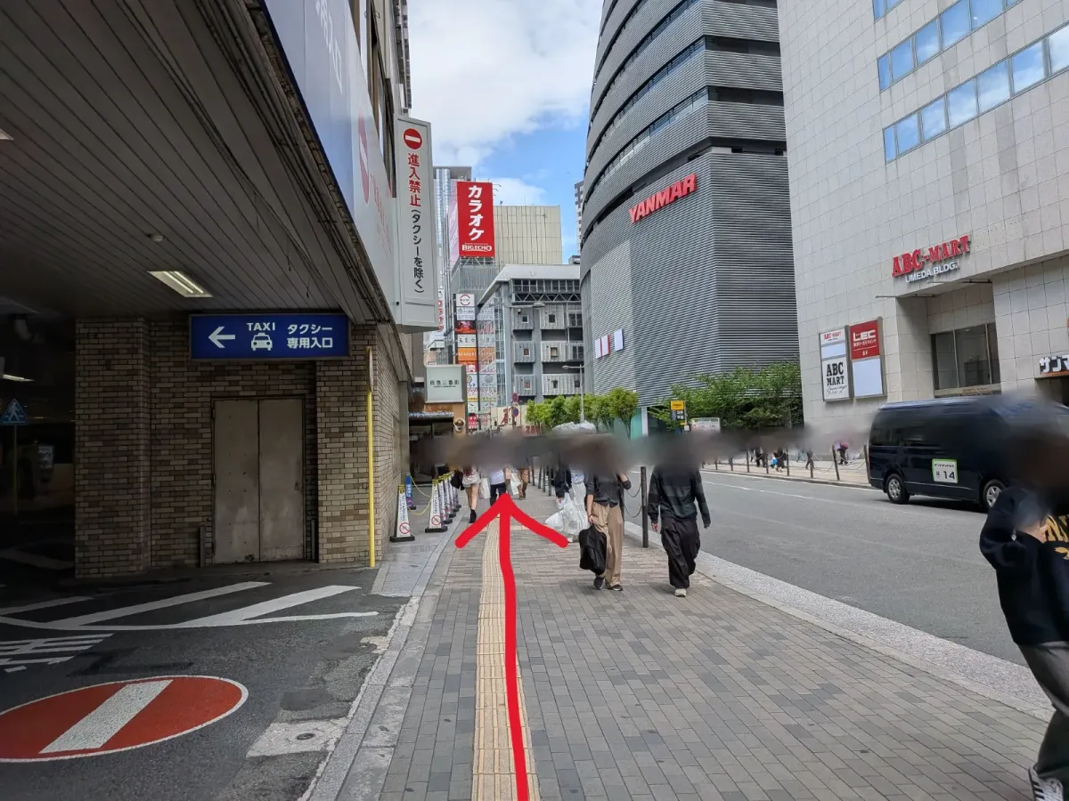 行き方を説明する画像