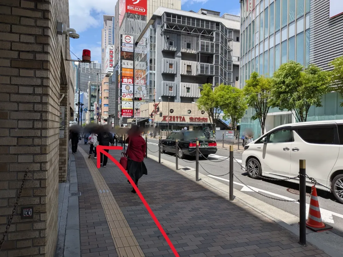行き方を説明する画像