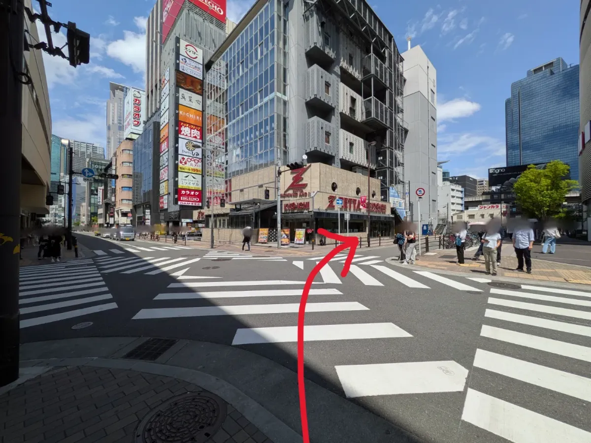 行き方を説明する画像