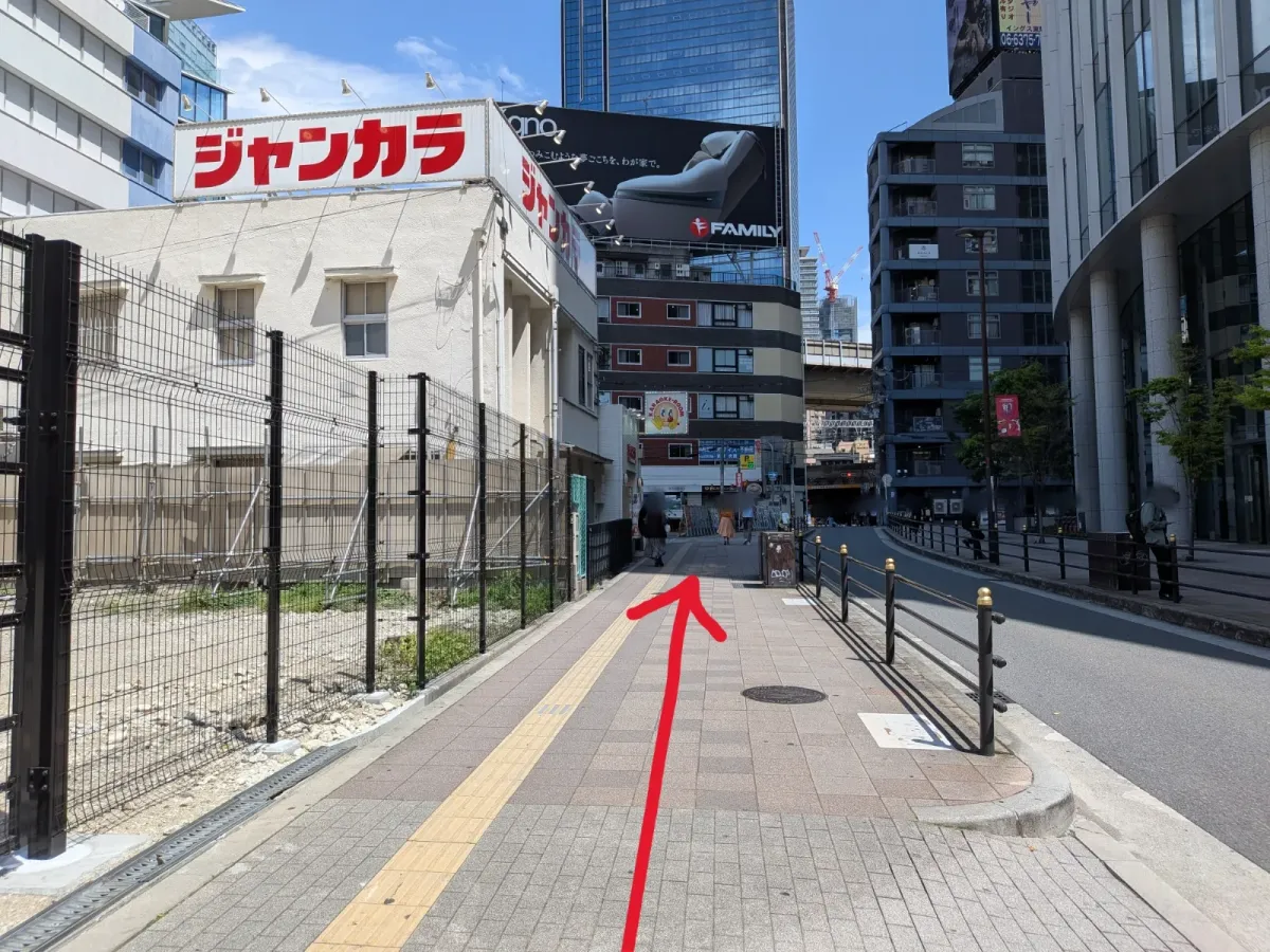 行き方を説明する画像