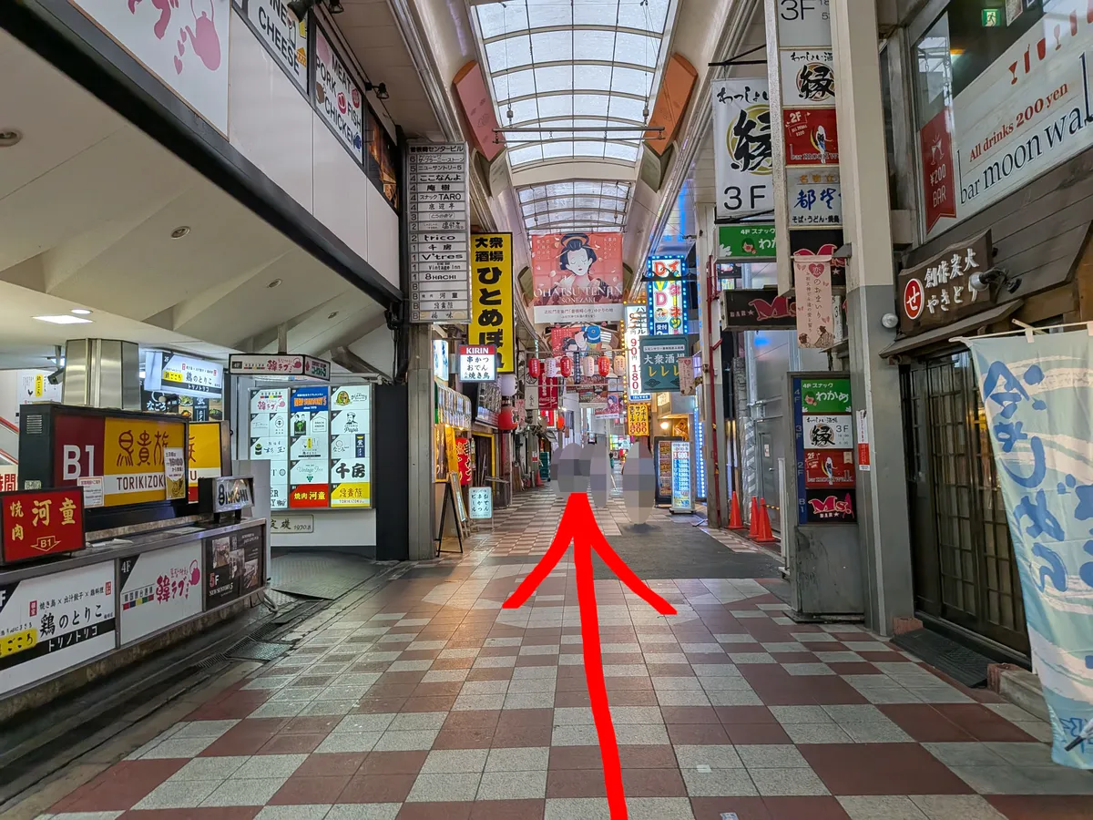 行き方を説明する画像