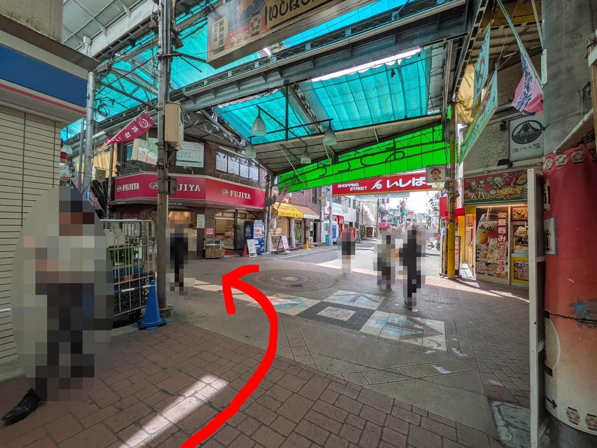 行き方を説明する画像