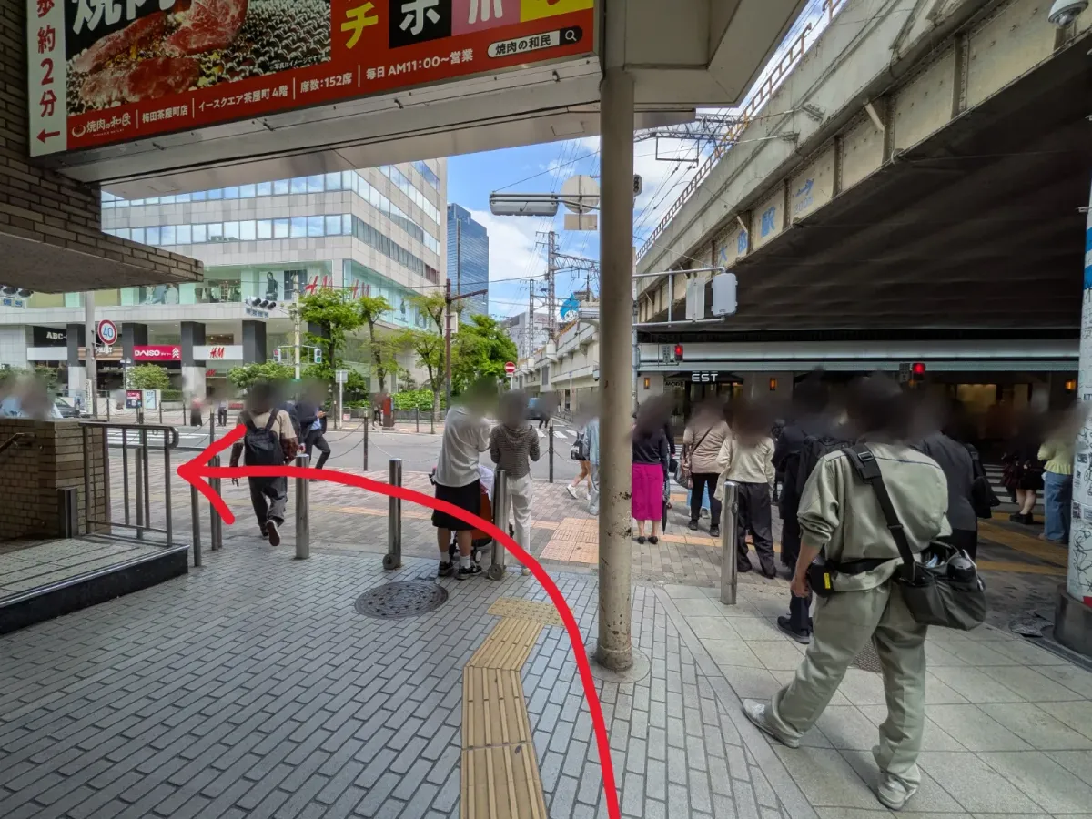 行き方を説明する画像