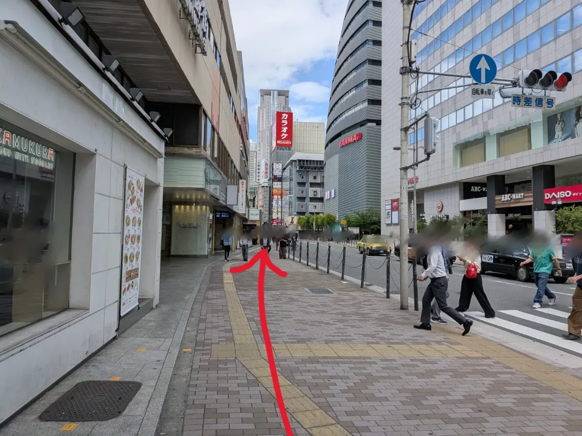 行き方を説明する画像