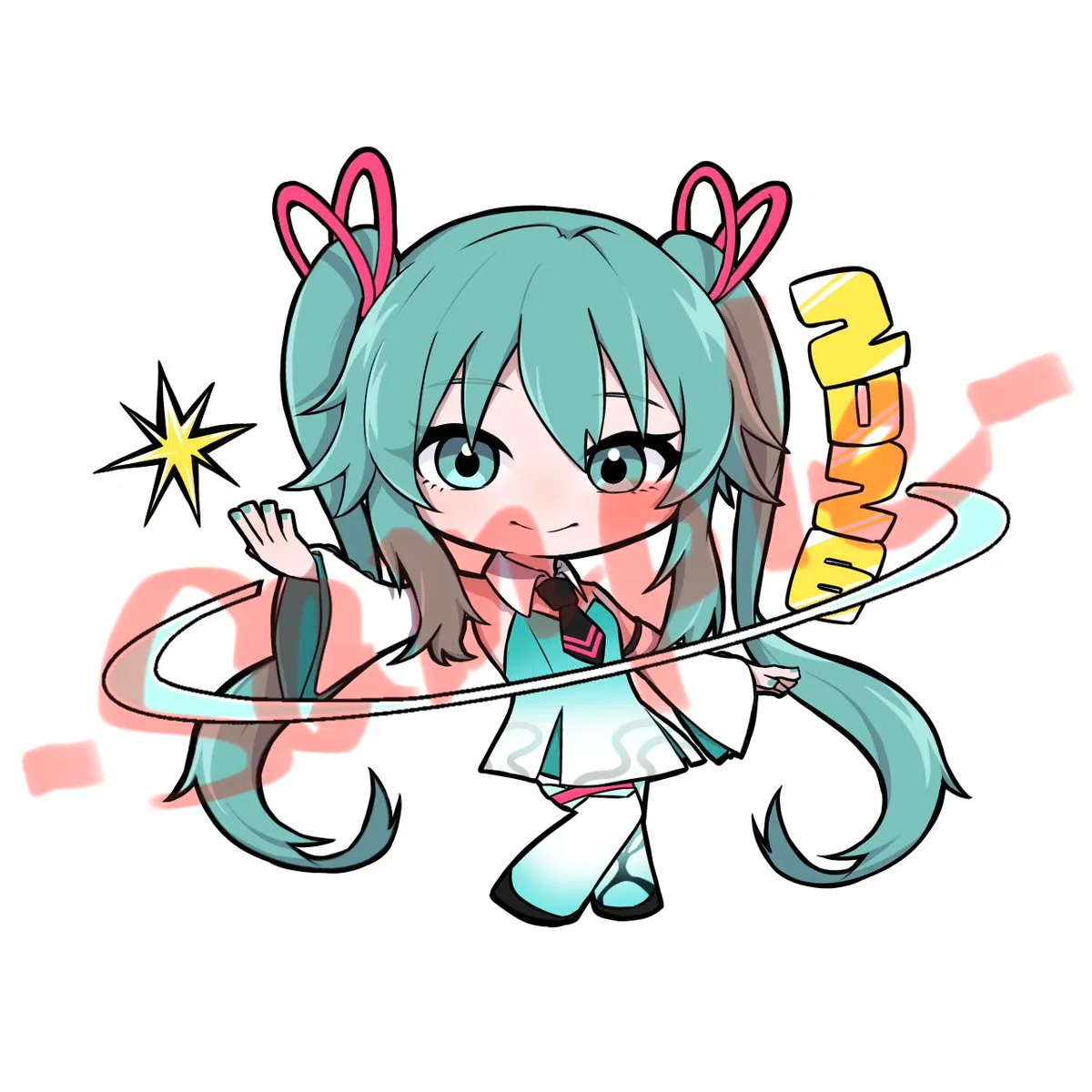 ミクステッカー